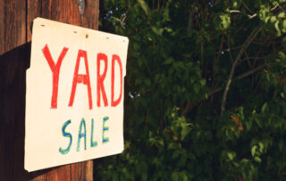 If you're having a yard sale, protect your home interests from passersby