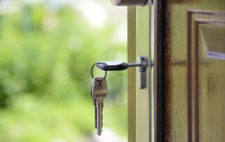 Keys in door lock, how to secure your home on a budget