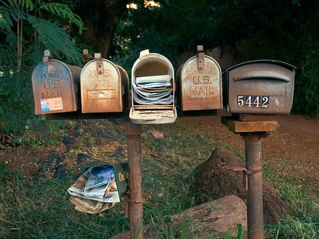 Full mailbox letters